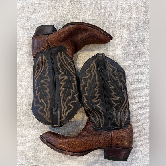 Justin Boots Other - Justin Boots Western Leather Cowboy Boots - Men's 8.5 🔹 Model: 9009 48746 2